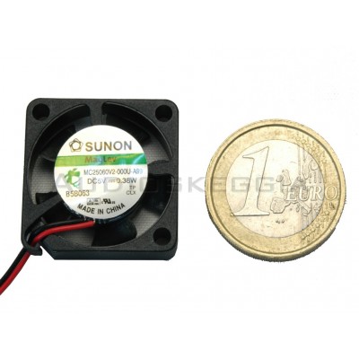 Ventola Micro 25x25x6mm 5Vdc 10.000 RPM