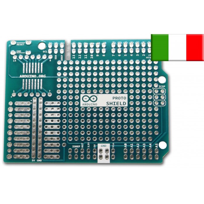 N.2 Shield prototipo Arduino UNO Originale Millefori basetta sperimentale.