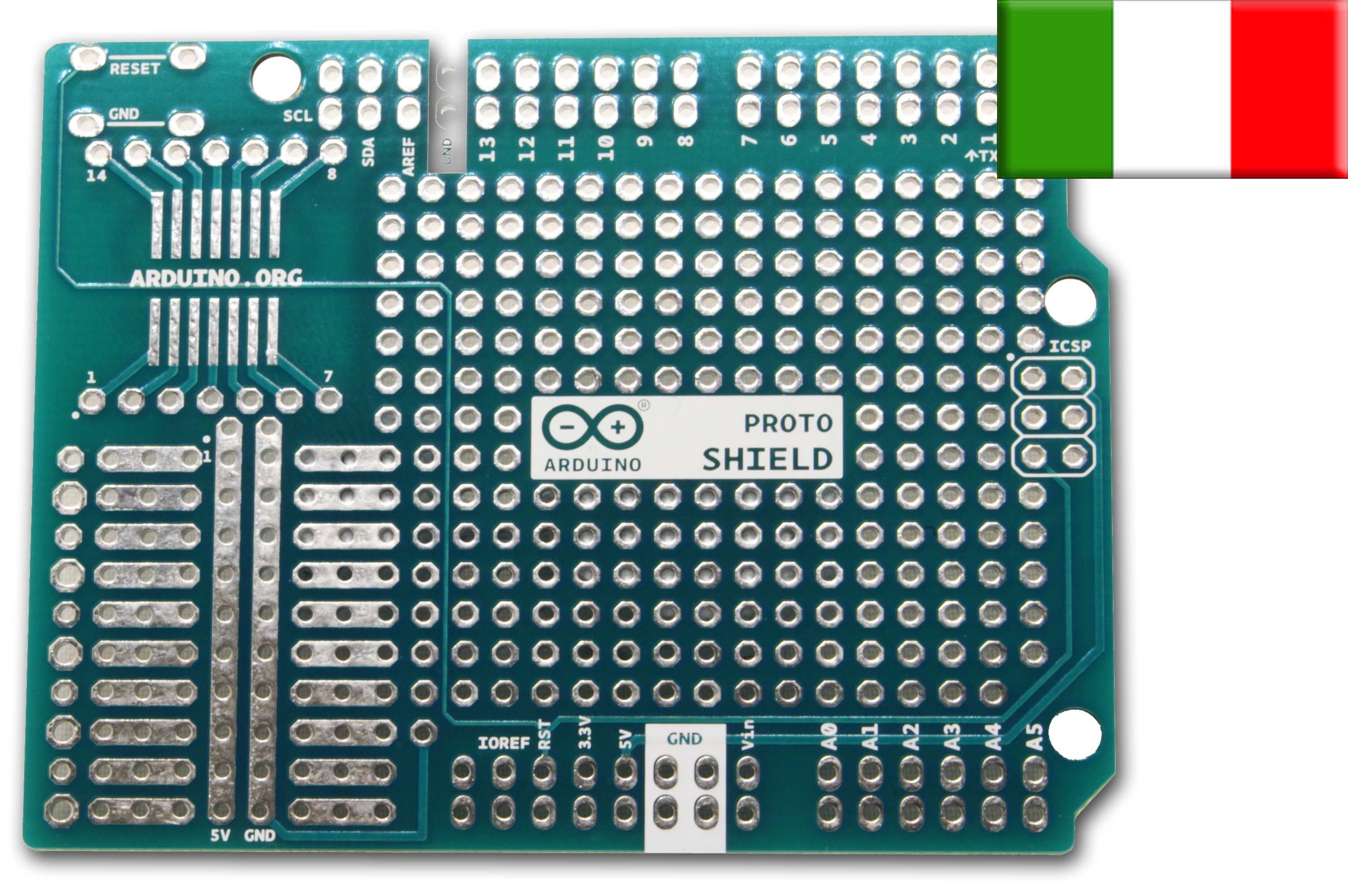 N.2 Shield prototipo Arduino UNO Originale Millefori basetta