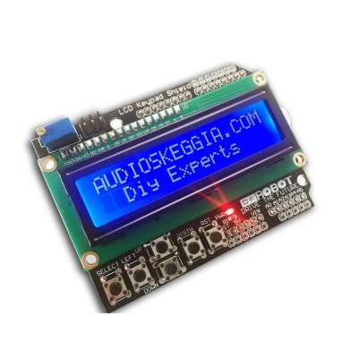 Shield per Arduino Uno Display 16x2 Tastiera Keypad