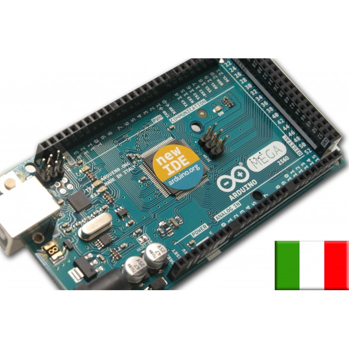 Scheda Arduino Mega 2560 Originale made in Italy. Esperimenti elettronica.
